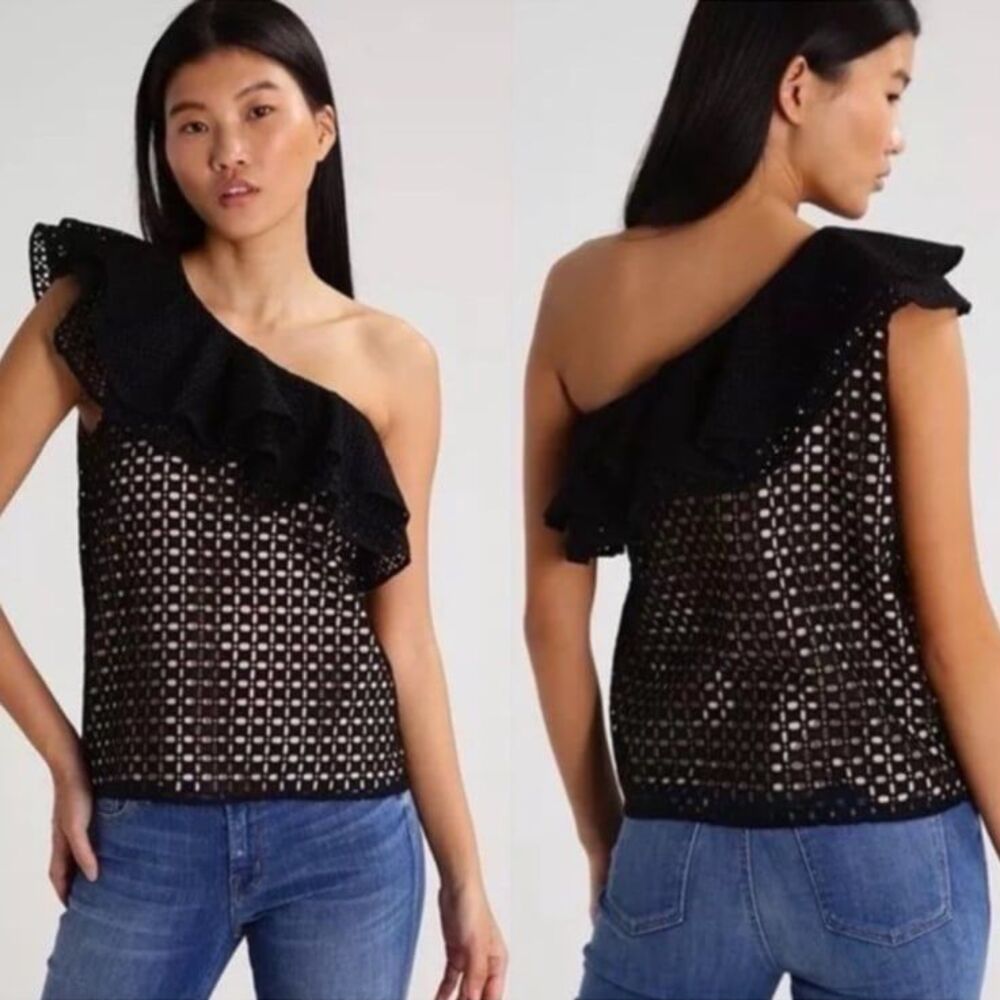 J Crew Women's One Shoulder top Size 4
